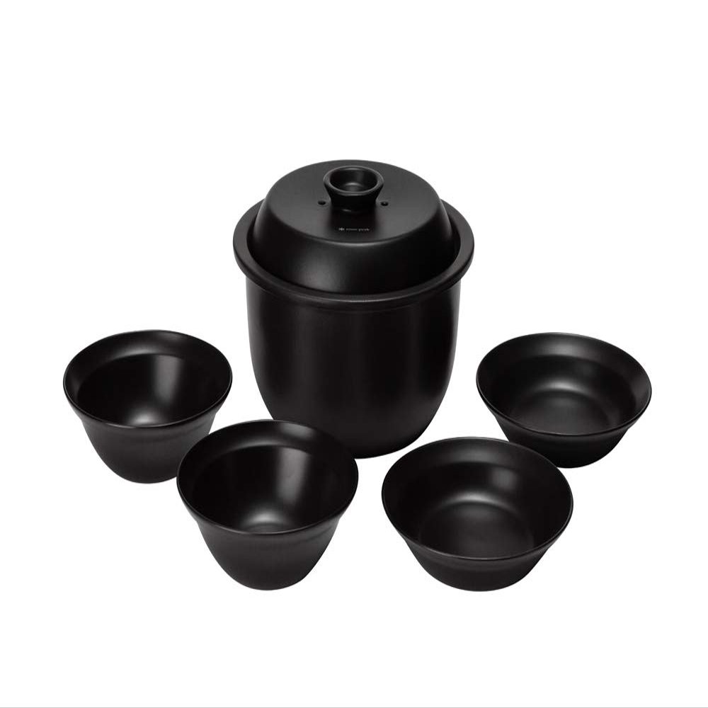 Snow Peak CS-580 Pot Set, Black