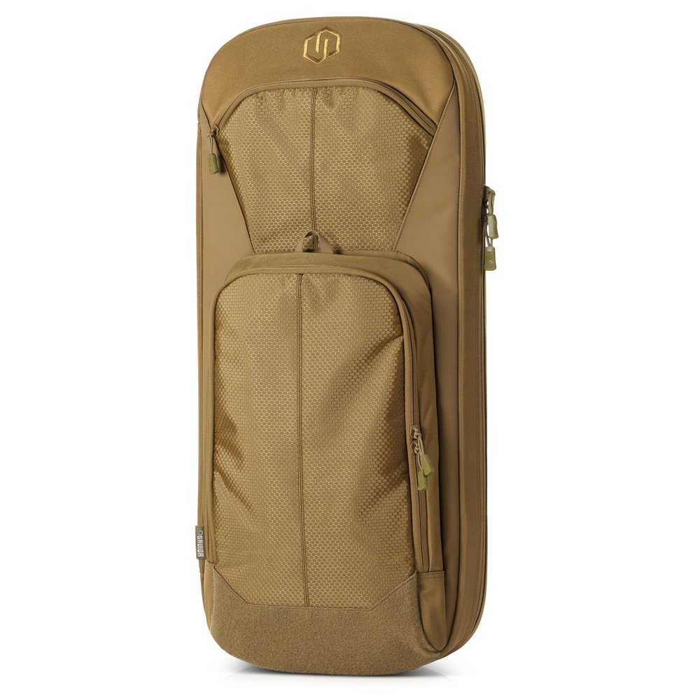 Savior Equipment Specialist Series 30" 34" 38" Covert Tactical Gun Bag Backpack Soft Case with Compartment, Low Profile Bug Out Truck Bag (Flat Dark Earth Tan, 34")