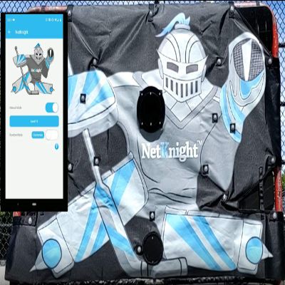 NetKnight Hockey Shooter Tutor, App Controlled