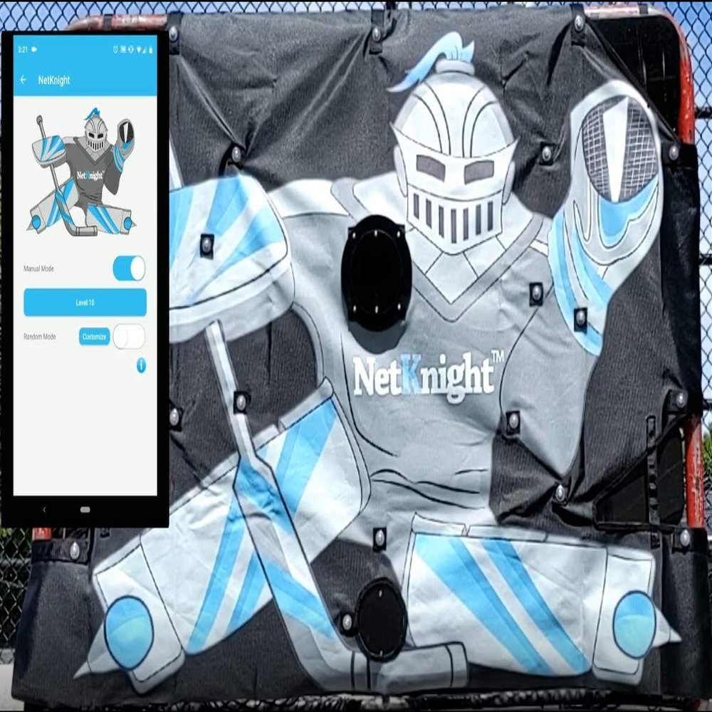 NetKnight Hockey Shooter Tutor, App Controlled