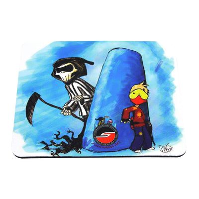 Social Paintball Tech Mat/Mouse Pad, Paintball Cartoon Series - 9" x 7.5" (Reaper)
