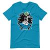 The Quality Choice Alone Together to Stop COVID-19 Short-Sleeve Unisex T-Shirt Bright Colors Aqua view 1