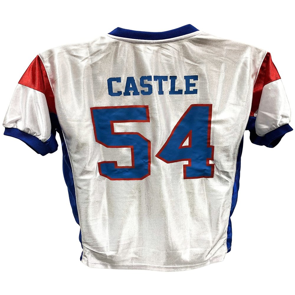 Thad Castle #54 White Football Jersey -Adult Small