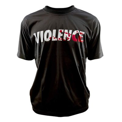 Social Paintball Violence Blood Splatter Dry-Wick Performance Shirt (Small)