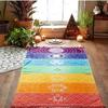 OYEFLY Rainbow Chakra Yoga Mat Sunscreen Shawl Hippy Boho Gypsy view 1