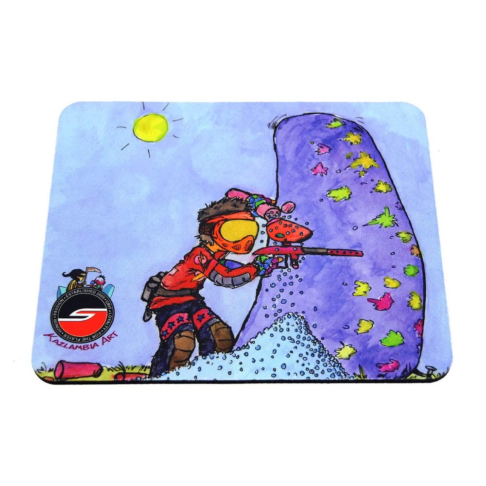 Social Paintball Tech Mat/Mouse Pad, Paintball Cartoon Series - 9" x 7.5" (Sponsored)