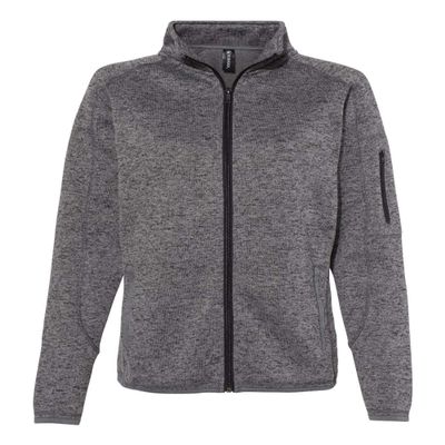 Burnside LDS Knit Jacket HtrCh MD Heather Charcoal