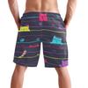 visesunny Funny Cat On The Line Print Men's Beach Short Hot Summer Swim Trunks Sports Running Bathing Suits view 2