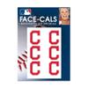 Wincraft MLB Cleveland Indians Face Tattoos, Team Colors, One Size view 1