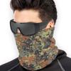 German Flecktarn Camouflage Five Abstract Unisex Winter Fleece Neck Warmer Gaiters Hairband Cold Weather Tube Face Mask Thermal Neck Scarf Outdoor UV Protection Party Cover view 2
