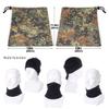 German Flecktarn Camouflage Five Abstract Unisex Winter Fleece Neck Warmer Gaiters Hairband Cold Weather Tube Face Mask Thermal Neck Scarf Outdoor UV Protection Party Cover view 4