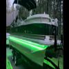 Green Blob Outdoors Pimp My Pontoon Neon Green for 18-29ft Models Under Deck Glow Boat Lighting Kit w Bonus Neon Red & Green Navigation Strips, Under Deck (Neon Green, 25) view 2