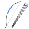 MILAEM Archery Takedown Recurve Bow and Arrow Set 30/35/40 Lbs Straight Bow Left Right Hand Longbow for Beginner Outdoor Hunting Shooting Training Practice with 6 Pcs Fiberglass Arrows view 1