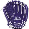 Rawlings Fastpitch Series Softball Glove, 11.5 inch, Basket Web, Right Hand Throw, Purple/White (MODFP115PURW-6/0) view 1