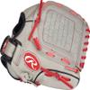 Rawlings | MARK OF A PRO LITE Youth Baseball Glove | Right Hand Throw | 10.5" - Basket Web | Mike Trout Model - Grey/Red/Navy view 1