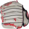Rawlings | MARK OF A PRO LITE Youth Baseball Glove | Right Hand Throw | 10.5" - Basket Web | Mike Trout Model - Grey/Red/Navy view 4