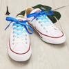 5Chaos Colorful Blue Shoelaces, Cool Printed Pastel Shoe Laces for Kids Women Girls Men, Funny Custom Shoestring with Aglets 1 Pair (55" (140CM), Sky Blue) view 4