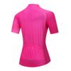 BIYINGEE Women's Cycling Jersey Short Sleeve Sweat Wicking Fluorescence Pink Size 4XL view 2