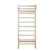 Swedish Ladder Wood Stall Bar Suspension Trainer  Physical Therapy & Gymnastics Ladder w/ 10 Strategic Rods. Solid Pine. view 1