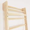 Swedish Ladder Wood Stall Bar Suspension Trainer  Physical Therapy & Gymnastics Ladder w/ 10 Strategic Rods. Solid Pine. view 2