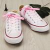 5Chaos Colorful Pink Shoelaces, Cool Printed Pastel Shoe Laces for Kids Women Girls Men, Funny Custom Shoestring with Aglets 1 Pair (55" (140CM), Cherry Pink) view 4