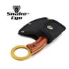 Snake Eye Tactical Heavy Duty Fixed Blade Skinner Style Hunting Knife W/Nylon Sheath (Gold) view 2