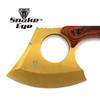 Snake Eye Tactical Heavy Duty Fixed Blade Skinner Style Hunting Knife W/Nylon Sheath (Gold) view 3