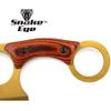 Snake Eye Tactical Heavy Duty Fixed Blade Skinner Style Hunting Knife W/Nylon Sheath (Gold) view 4