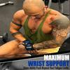 Beastpowergear Wrist Wraps |Competition Grade|18 Inch Professional Quality Provides Additional Wrist Support During Weightlifting, Powerlifting, Strength Training. (Black/Blue, 18") view 3