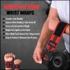 Beastpowergear Wrist Wraps |Competition Grade|18 Inch Professional Quality Provides Additional Wrist Support During Weightlifting, Powerlifting, Strength Training. (Black/Red, 18") view 3