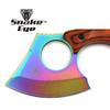 Snake Eye Tactical Heavy Duty Fixed Blade Skinner Style Hunting Knife W/Nylon Sheath (Rainbow) view 3