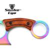Snake Eye Tactical Heavy Duty Fixed Blade Skinner Style Hunting Knife W/Nylon Sheath (Rainbow) view 4