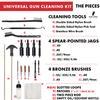 Bear Armz Tactical Universal Handgun Cleaning Kit | American Company | Gun Cleaning Kit for Calibers .22.357/9mm.38.40.45 | Compatible with Handguns, Revolvers, and Pistols | Hard Portable Case view 2