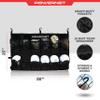 PowerNet Softball & Baseball Helmet Hanging Organizer, 12 Pocket Glove & Helmet Storage Holder & Dugout Organizer, Portable Baseball Gear Training Equipment Holder (Black) view 3