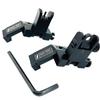 45 Degree Offset Flip Up Iron Sights | American Company | Spring Loaded | Rapid Transition Front & Rear Iron Sights | Back Up Sights | BUIS for Picatinny Rail and Weaver Rails view 1