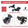 45 Degree Offset Flip Up Iron Sights | American Company | Spring Loaded | Rapid Transition Front & Rear Iron Sights | Back Up Sights | BUIS for Picatinny Rail and Weaver Rails view 2