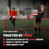 PowerNet 4 Way Net, Portable Indoor & Outdoor Tennis & Soccer Trainer, Training Equipment for Adults and Kids, Goals for Backyard, Park or Beach (18 FT) view 2