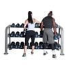 Fitness First Dumbbell Rack, Gray, Holds 15 Pairs view 4