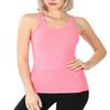 Zenana Women's Plain Solid Color Ribbed Racerback Tank Top Shirt Plus Sizes (XX-Large, NEON Pink) view 1