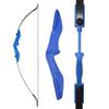 ZSHJGJR 57 Inch Takedown Recurve Bow CS Game Bow and Arrow Set 30-40lbs Straight Bow Sports Game Left Right Hand with Harmless Arrow for Shooting (Blue Set, 35lbs) view 2