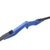 ZSHJGJR 57 Inch Takedown Recurve Bow CS Game Bow and Arrow Set 30-40lbs Straight Bow Sports Game Left Right Hand with Harmless Arrow for Shooting (Blue Set, 35lbs) view 3