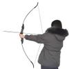 ZSHJGJR 57 Inch Takedown Recurve Bow CS Game Bow and Arrow Set 30-40lbs Straight Bow Sports Game Left Right Hand with Harmless Arrow for Shooting (Blue Set, 35lbs) view 4
