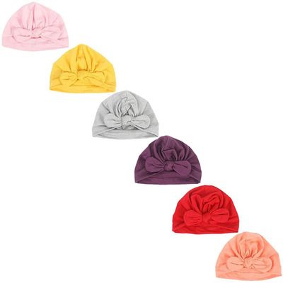 Qhome Girls India Hat Kids Turban Cap Kids Beanie Headband Toddler Tabbit Ear Hat Kids Set Head Cap Baby Hats