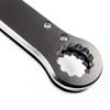Falcon 12mm Wrench Folding Pocket Knife Multi-Function EDC Utility Tool with 440 Stainless Steel Blade & Belt Clip Camping, Fishing & Workshop Use (Grey) view 3