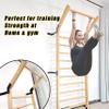 FC FUNCHEER Swedish Ladder,Gymnastics Stall Bar, Wall Mounted Pull Up Bar- Solid Wood With11 Strategic Rods-86.6 Inches Height, 32 Inches Width, Indoor Gym Workout Yoga view 3