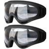 COOLOO Ski Goggles, 2 Pack Snow Goggles Snowboard Goggles for Men Women Kids - UV Protection Foam Anti-Scratch Dustproof view 1