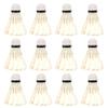 12 Pieces/Batch of White Badminton Shu Ball Outdoor Sports Training Accessories high Stability and Durability Badminton view 1