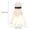 12 Pieces/Batch of White Badminton Shu Ball Outdoor Sports Training Accessories high Stability and Durability Badminton view 3