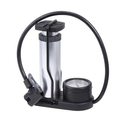BESPORTBLE Bicycle Pump Portable Foot Activated Floor Pump with 2-in-1 Nozzles for Tires Balls and Inflatable Toys Random Color
