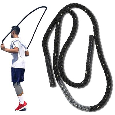 Dioche Battle Rope, 1.0inch Heavy Battle Exercise Training Rope - 9.8ft Length Workout Rope for Fitness Muscle Training, Strength Training Home Fitness Equipment